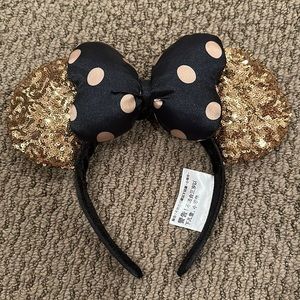 Gold Polka Dot Sequin Disney Ears